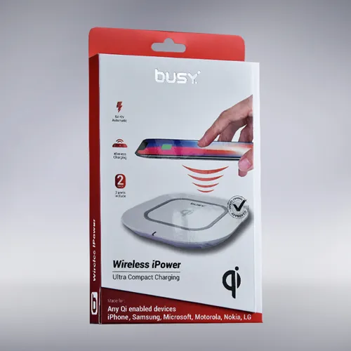 BUSY QI БЕЗЖИЧЕН ПОЛНАЧ 10W + КАБЕЛ