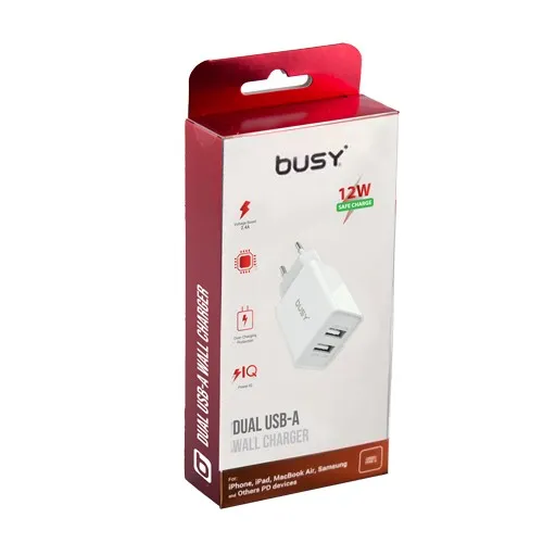 BUSY ДВОЕН USB ПОЛНАЧ 12 W