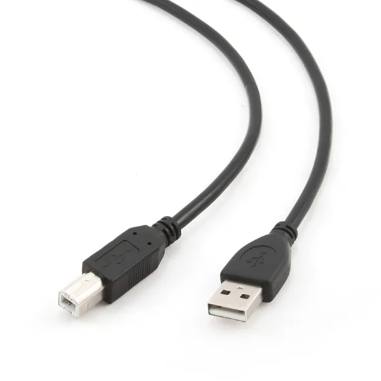 Cable USB 2.0 A to B 1m Gembird Black Professional