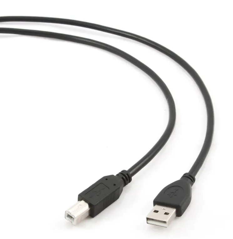 Cable USB 2.0 A to B 3m Gembird Black Professional