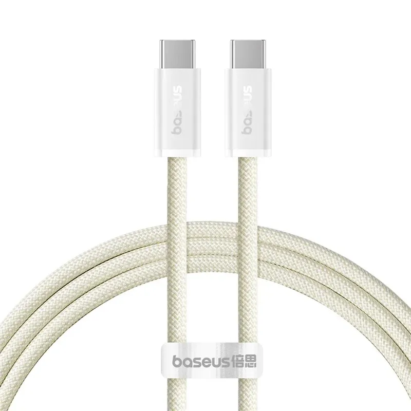 Cable USB 2.0 Type-C to Type-C 1m Baseus Dynamic 3 PD 100W Custard Yel