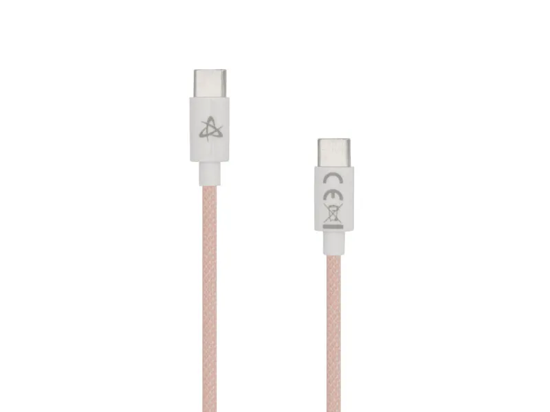 Cable USB Type-C to Type-C 1m 60W SBOX Pink