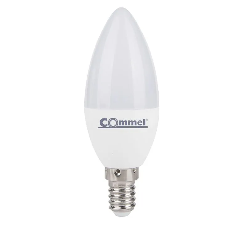 COMMEL ЛЕД СИЈАЛИЦА Е14/ 6W 470LM C37 6500K
