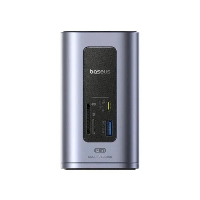 Docking Station Baseus 12-in-1 2xHDMI, RJ45, USB-C PD100W, 4xUSB-A, 2x