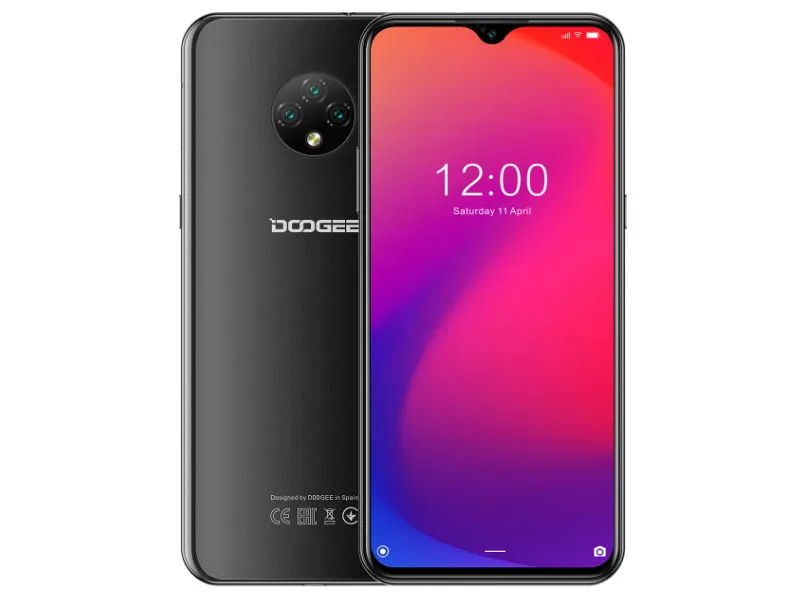 DOOGEE X95 PRO BLACK 6.52" HD+ SMARTPHONE QUAD 1.84GHZ/4GB/32GB/DUAL S