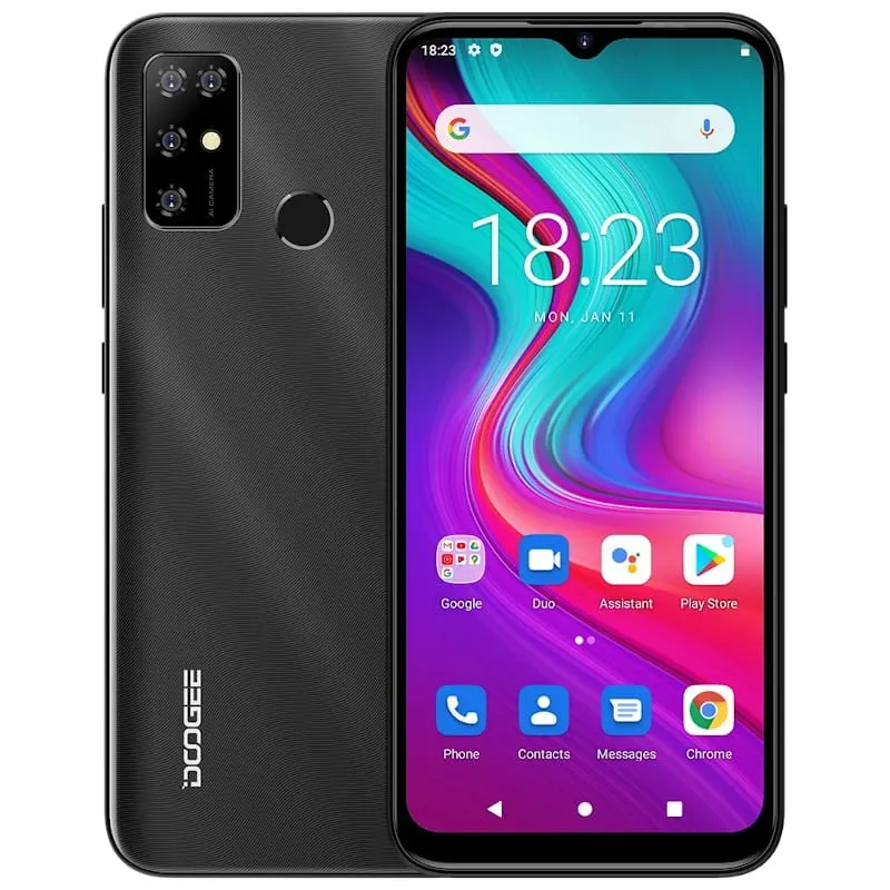 DOOGEE X96 BLACK QUAD CORE 2GHZ/2GB/32GB/DUAL SIM/5MP+4x 8MP/A11Go