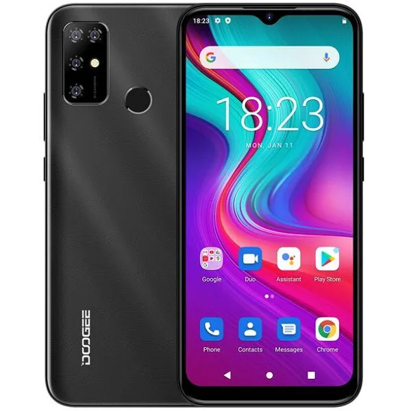 DOOGEE X96 PRO BLACK QUAD CORE 2GHZ/4GB/64GB/DUAL SIM/8MP+4x13MP/A11Go