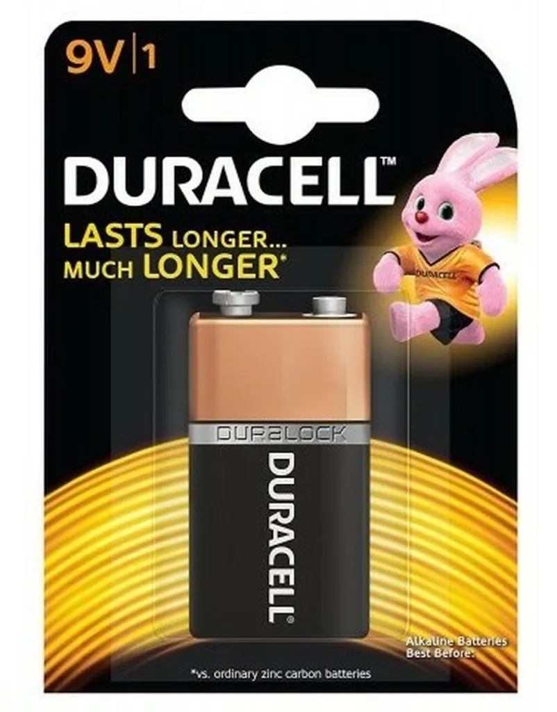 DURACELL BASIC 9V ALKALINE 1X BATTERY