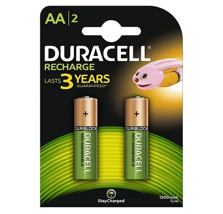 DURACELL RECHARGE 2X AA 1300 mAh