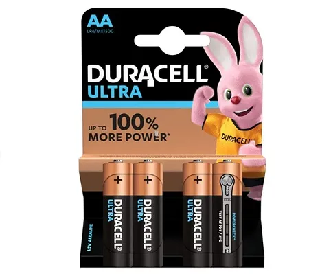 DURACELL ULTRA POWER 4XAA ALKALINE BATTERY