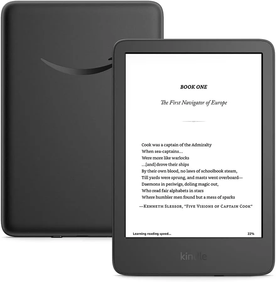 E-Book Kindle 11th Gen 2024 WiFi w/ADS Black