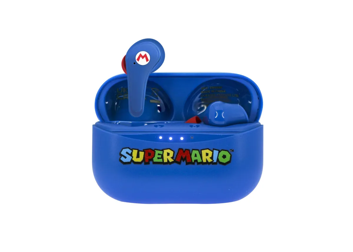 Earbuds Bluetooth OTL Super Mario Blue TWS