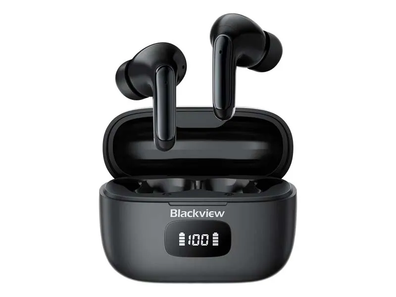 Earphones Blackview AirBuds 8 Polar Night Black TWS, Mic, IPX7, BT 5.3