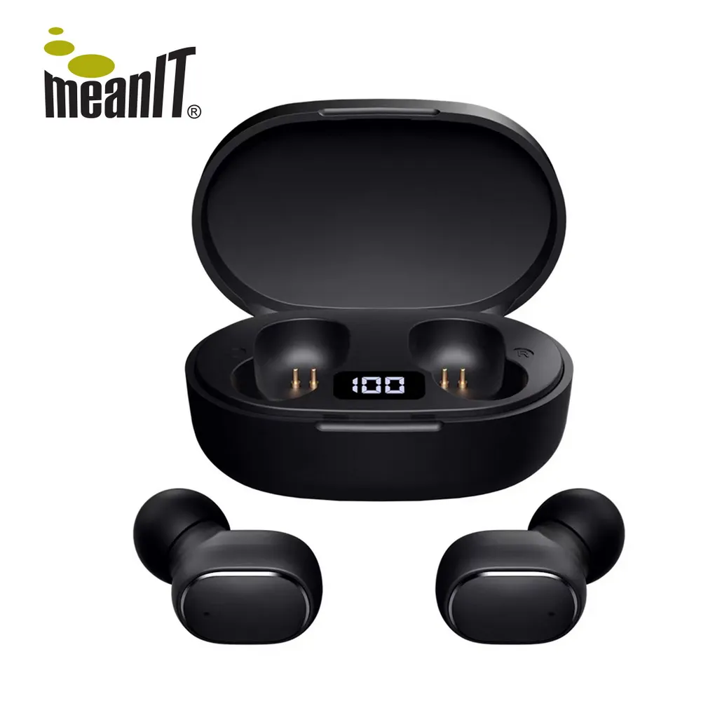 Earphones MeanIT B60 TWS Bluetooth w/Microphone Black