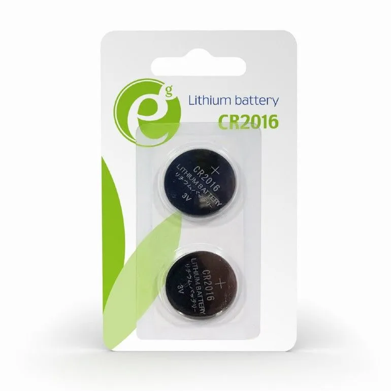 ENERGENIE BATTERIES CR2016 3V 2PACK LITHIUM