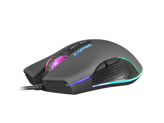 FURY GAMING SCRAPPER 6400DPI RGB MOUSE W/SOFTWARE