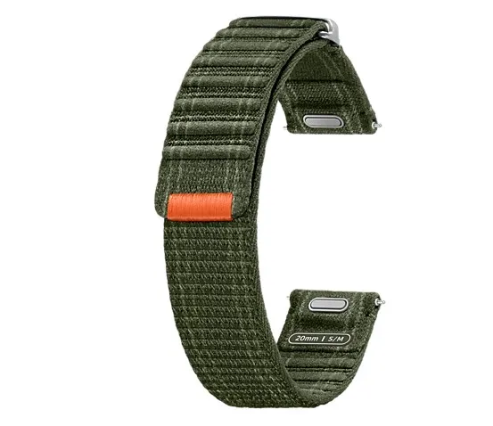 Ремче Galaxy Watch7 Fabric S/M Green