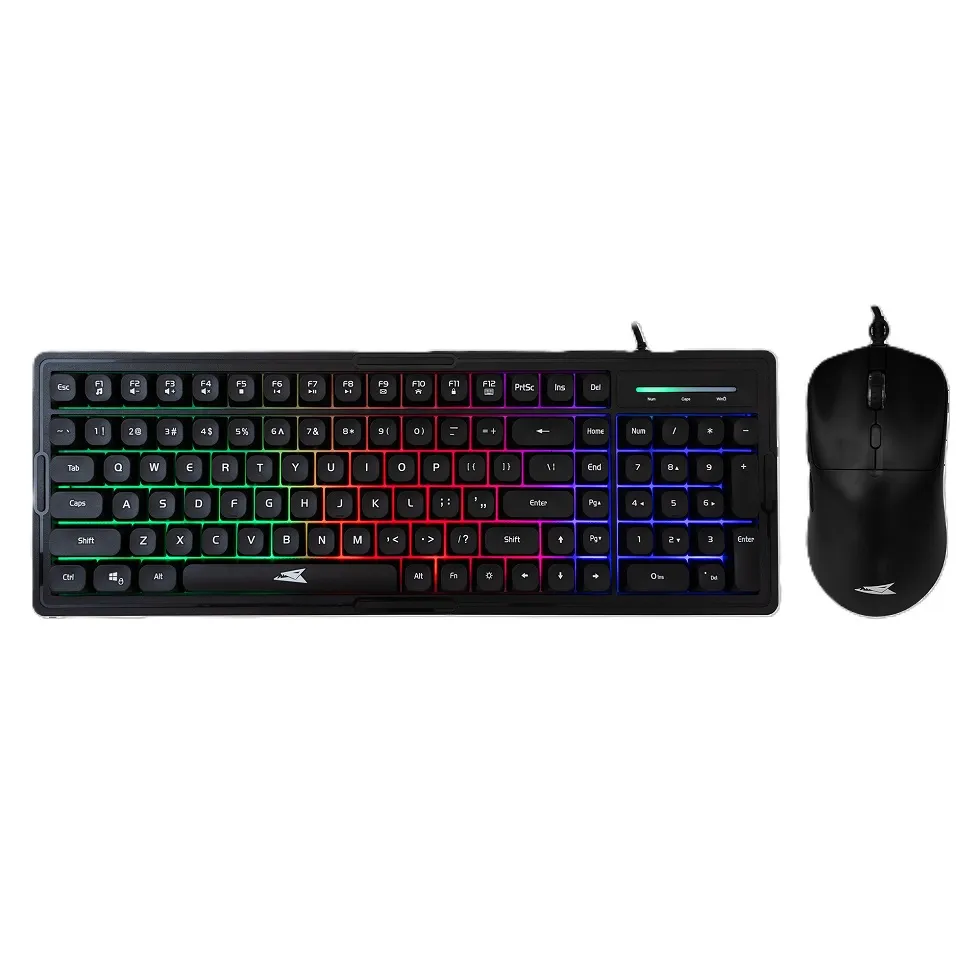 Gaming Set Baracuda Orca Combo Keyboard + Mouse Black