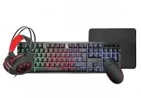 GAMING SET VARR SQUAD 02 4IN1 KEYBOARD+MOUSE+HEADPHONES+MOUSE PAD