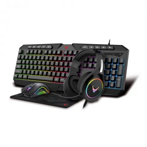 GAMING SET VARR SQUAD 03 4IN1 KEYBOARD+MOUSE+HEADPHONES+MOUSE PAD