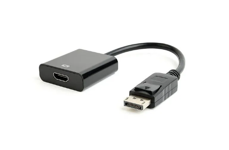 GEMBIRD DISPLAY PORT M TO HDMI F ADAPTER BLACK