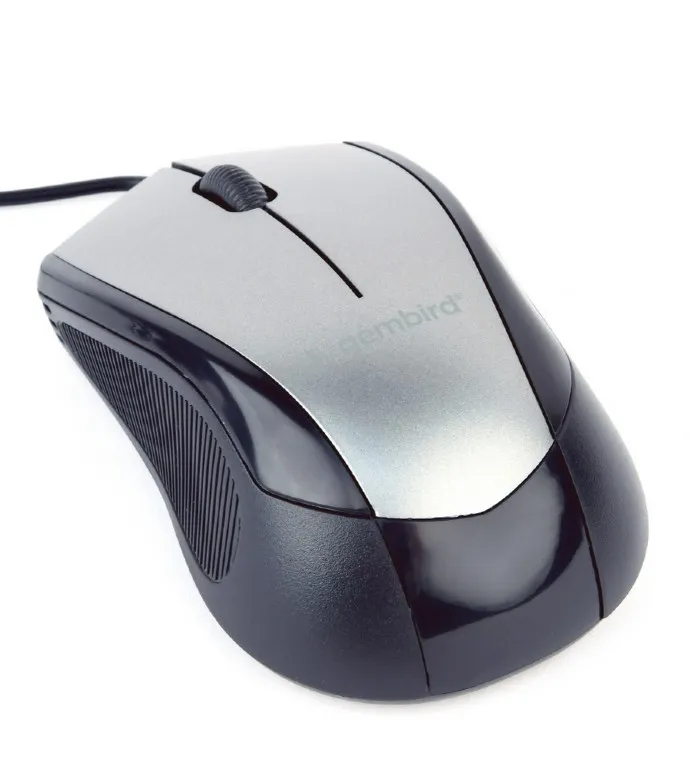 GEMBIRD MUS3B02BG OPTICAL BLACK GRAY 1000 DPI USB MOUSE