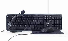 Gembird Office Set 4IN1 Keyboard+Mouse+Headphones+Mouse Pad