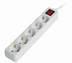 GEMBIRD SPG4C6 POWER PROTECTOR/ POWER CUBE 1.8M 16A 5 SOCKETS WHITE