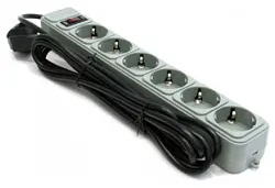 GEMBIRD SPG6-B-6 SURGE PROTECTOR 1.8M