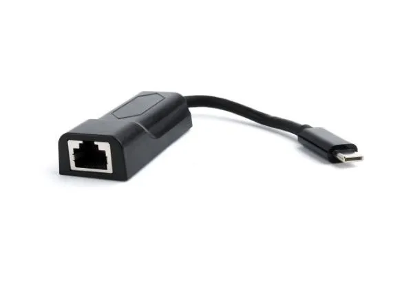 GEMBIRD USB TYPE-C TO GIGABIT LAN ADAPTER BLACK