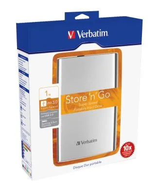 HDD External 2.5" 1TB USB 3.0 Verbatim Silver 53071