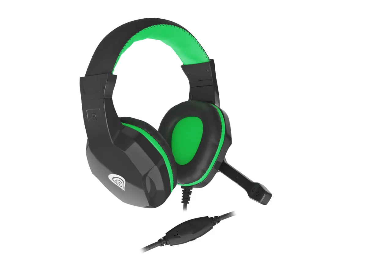 Headphones Genesis Gaming Argon 100 Green