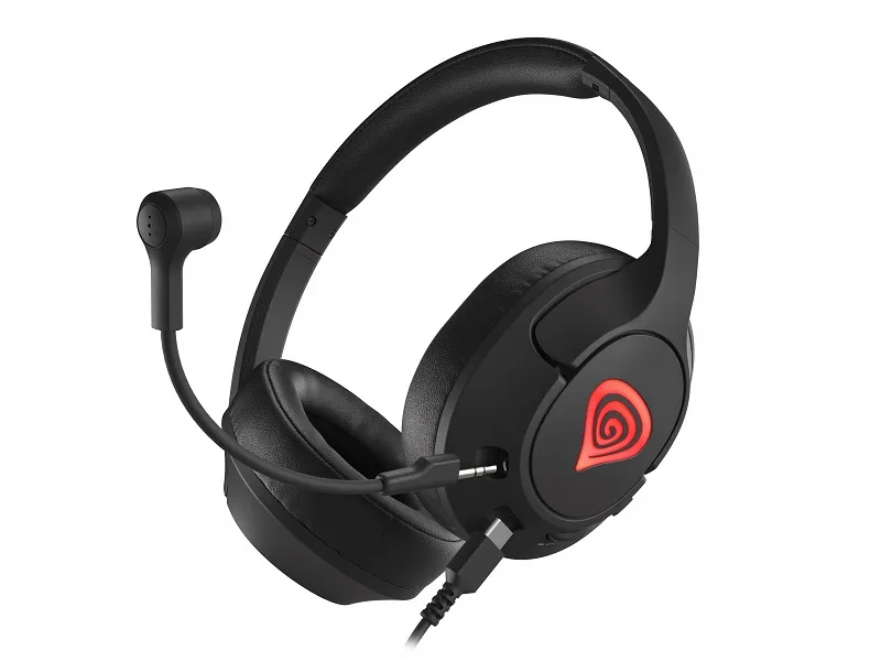 Headphones Genesis Gaming Radon 800 7.1 Led USB Black