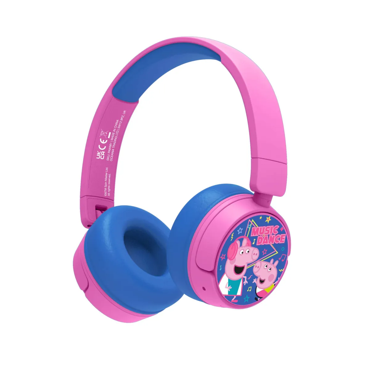 Headphones OTL Kids Peppa Pig Bluetooth - Music Dance