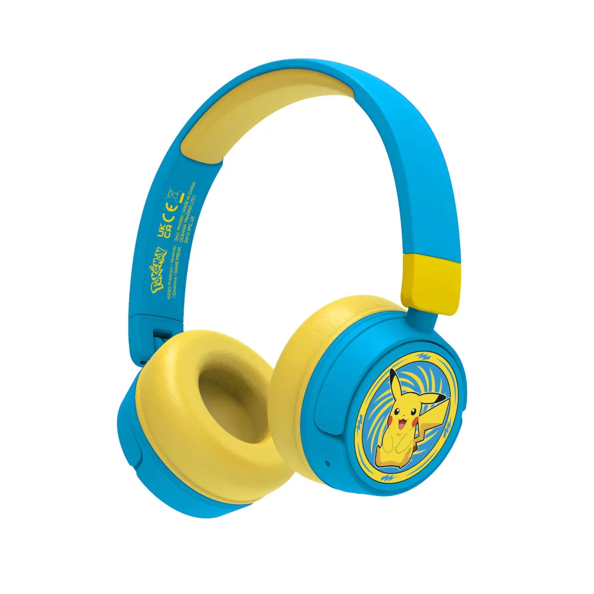Headphones OTL Kids Pokemon Pikachu Bluetooth Blue/Yellow