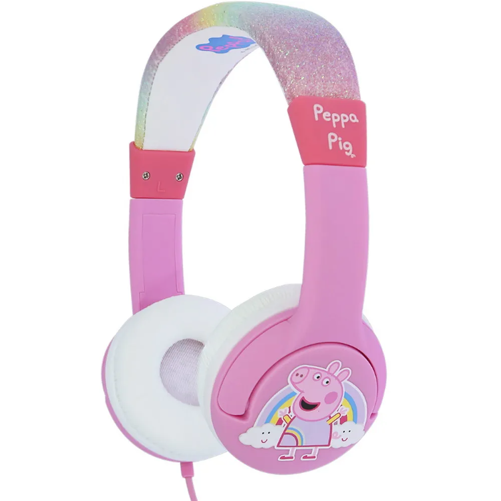 Headphones OTL Kids Rainbow Peppa Pink