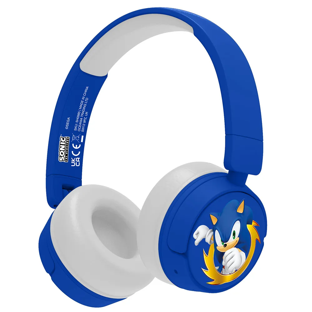 Headphones OTL Kids Sonic The Hedgehog Bluetooth Blue