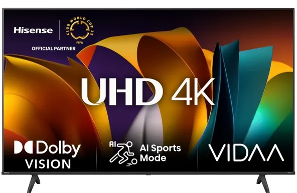 HISENSE 43A6N UHD 4K VIDAA 43" Smart TV