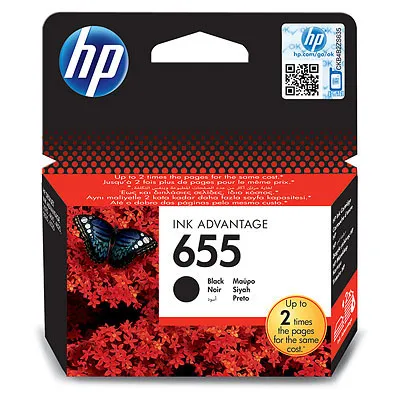HP DJ 655 BLACK CARTRIDGE 3525/4615/5525/6525