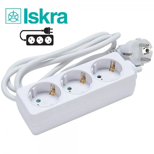 ISKRA ПРОДОЛЖЕН КАБЕЛ 3С, 1.5М