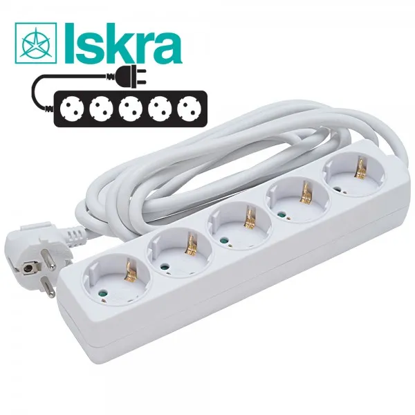 ISKRA ПРОДОЛЖЕН КАБЕЛ 5С, 3М
