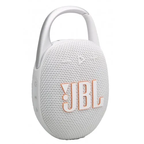 JBL Clip 5 Bluetooth Speaker White