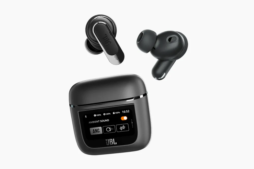 JBL Tour Pro 2 Bluetooth Earbuds Black