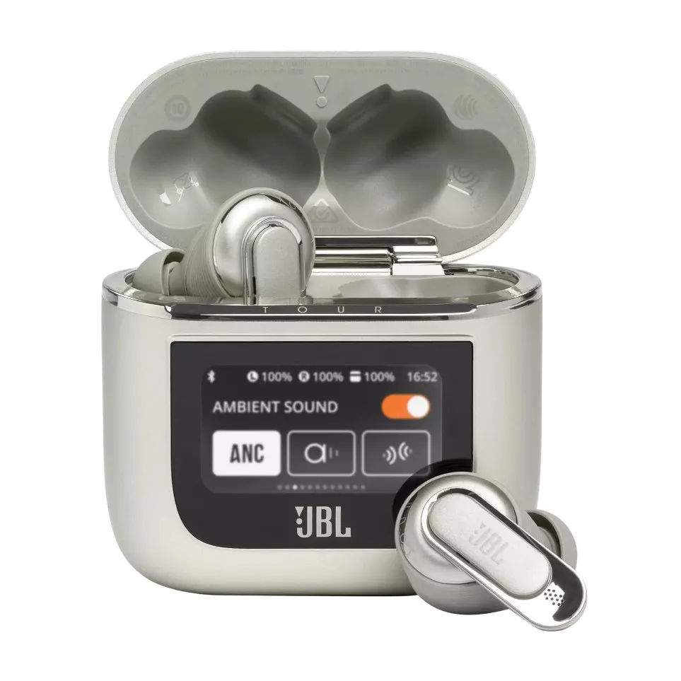 JBL Tour Pro 2 Bluetooth Earbuds Champagne