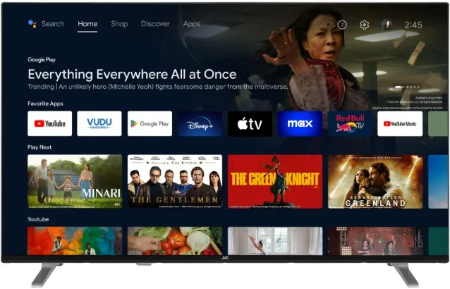 JVC LT-43VAQ3300 4k ULTRA HD QLED ANDROID TV