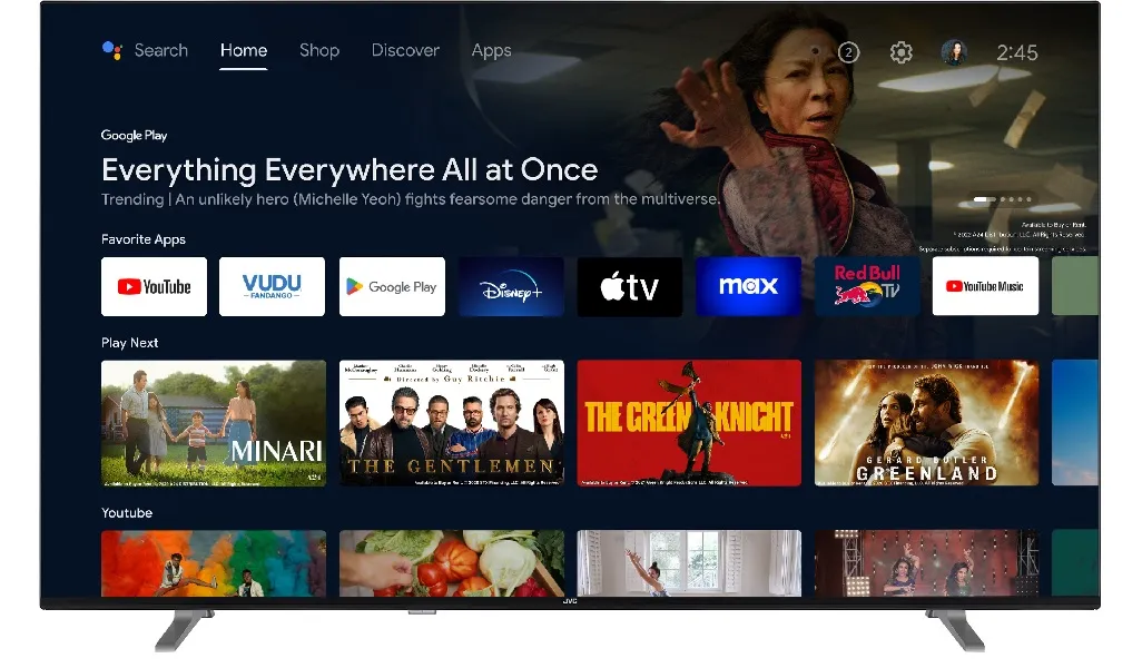 JVC LT-55VAQ3300 4K ANDROID QLED TV