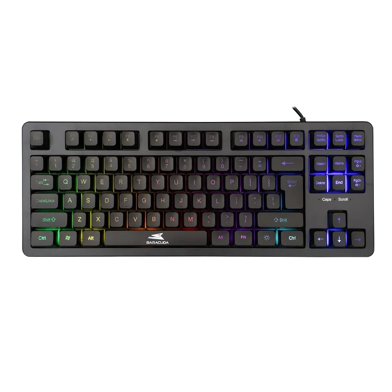 Keyboard Barracuda Gaming Krill TKL RGB Black