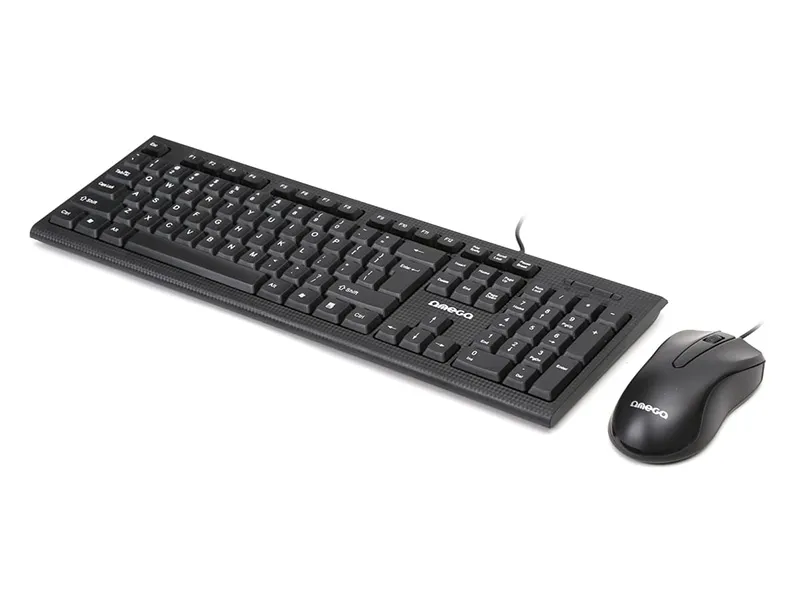 Keyboard Omega OKM09B w/Mouse Black