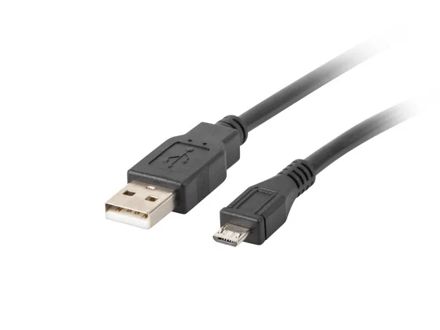 LANBERG USB 2.0 A-PLUG TO MICRO B-PLUG 30cm CABLE BLACK