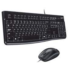 LOGITECH DESKTOP KEYBOARD MK120 W/OPTICAL MOUSE BLACK
